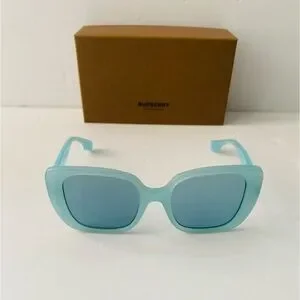 BURBERRY 
Helena Blue Square Ladies Sunglasses Burberry Helena Square-Frame Sunglasses In Blue - 16% Off  main image 4
